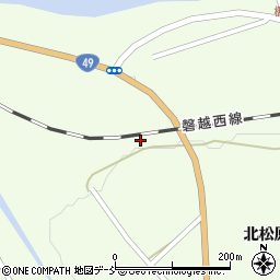 福島県耶麻郡西会津町野沢新田東甲周辺の地図