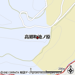 福島県喜多方市高郷町池ノ原周辺の地図