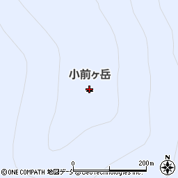 前ケ岳周辺の地図