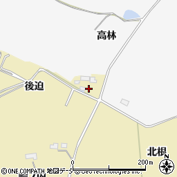 福島県南相馬市原町区鶴谷後迫周辺の地図