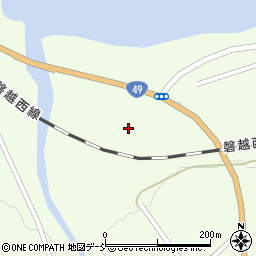 福島県西会津町（耶麻郡）野沢（新田浦甲）周辺の地図
