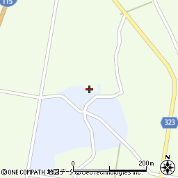 福島県猪苗代町（耶麻郡）蚕養（北谷地向甲）周辺の地図