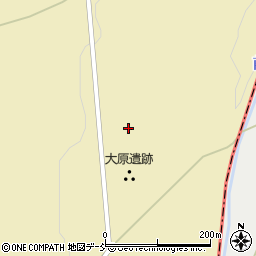福島県喜多方市塩川町中屋沢（新囲）周辺の地図