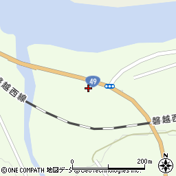 福島県耶麻郡西会津町野沢沢田甲周辺の地図