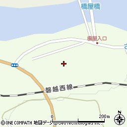 福島県耶麻郡西会津町野沢弥五郎田甲周辺の地図