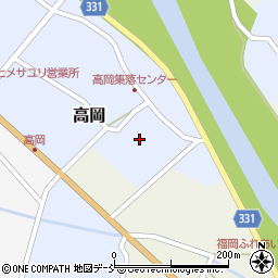 新潟県三条市高岡122周辺の地図