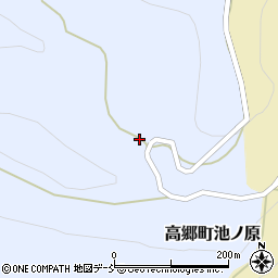 福島県喜多方市高郷町池ノ原佐惣沢周辺の地図