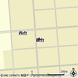 福島県喜多方市塩川町金橋新台周辺の地図
