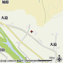 福島県南相馬市原町区小浜（大迫）周辺の地図