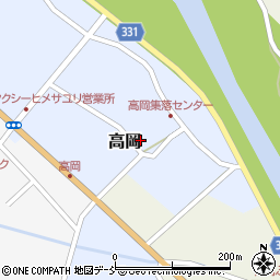 新潟県三条市高岡159周辺の地図