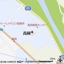 新潟県三条市高岡161周辺の地図