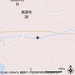 福島県耶麻郡西会津町尾野本向山丙周辺の地図