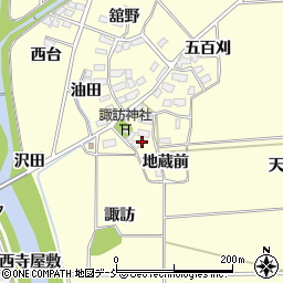 福島県喜多方市塩川町窪下窪40周辺の地図