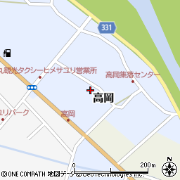 新潟県三条市高岡361周辺の地図