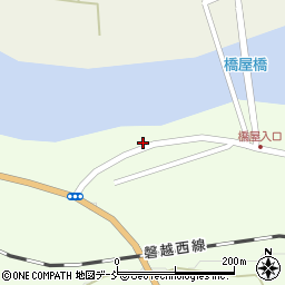 福島県耶麻郡西会津町野沢宮田甲周辺の地図