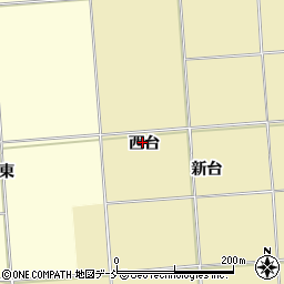 福島県喜多方市塩川町金橋（西台）周辺の地図