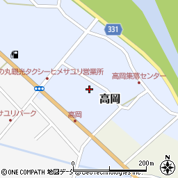 新潟県三条市高岡178周辺の地図