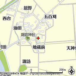 福島県喜多方市塩川町窪下窪44周辺の地図
