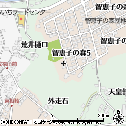 福島県二本松市智恵子の森5丁目48周辺の地図