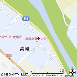 新潟県三条市高岡20周辺の地図