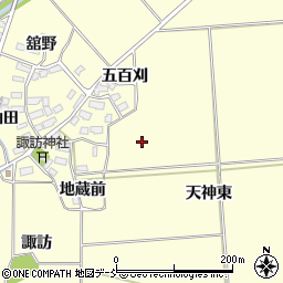 福島県喜多方市塩川町窪佛道周辺の地図