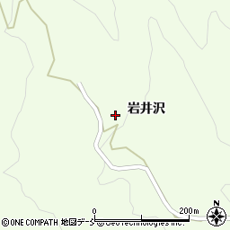 福島県西会津町（耶麻郡）野沢（岩井沢丙）周辺の地図