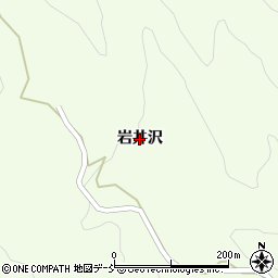 福島県西会津町（耶麻郡）野沢（岩井沢）周辺の地図