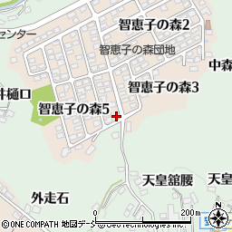 福島県二本松市智恵子の森5丁目13周辺の地図