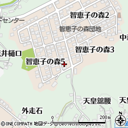 福島県二本松市智恵子の森5丁目12周辺の地図