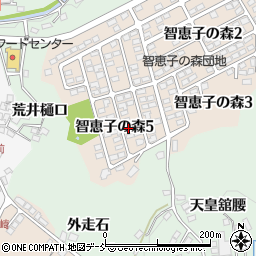 福島県二本松市智恵子の森5丁目24周辺の地図