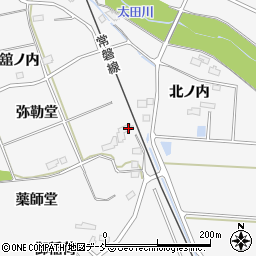 福島県南相馬市原町区高弥勒堂周辺の地図