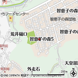 福島県二本松市智恵子の森5丁目36周辺の地図