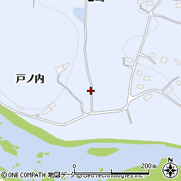 福島県二本松市上川崎戸ノ内周辺の地図