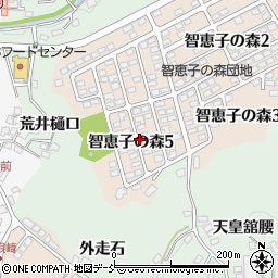 福島県二本松市智恵子の森5丁目周辺の地図