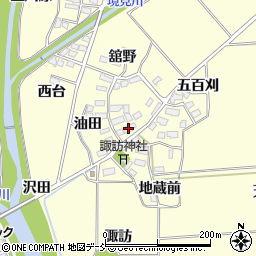 福島県喜多方市塩川町窪下窪29周辺の地図