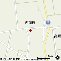 福島県喜多方市高郷町大田賀西海枝1154周辺の地図