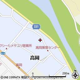 新潟県三条市高岡103周辺の地図