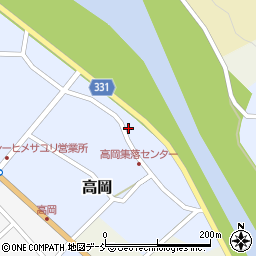 新潟県三条市高岡イ周辺の地図