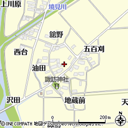 福島県喜多方市塩川町窪下窪52周辺の地図