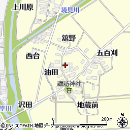 福島県喜多方市塩川町窪下窪25周辺の地図