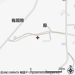福島県南相馬市原町区高原周辺の地図