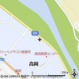 新潟県三条市高岡36周辺の地図