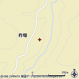 福島県西会津町（耶麻郡）宝坂大字屋敷（家ノ下乙）周辺の地図