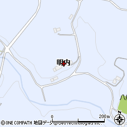 福島県二本松市上川崎（明内）周辺の地図