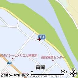 新潟県三条市高岡33周辺の地図