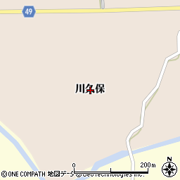 福島県南相馬市原町区馬場川久保周辺の地図