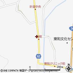 福島県二本松市針道堤崎周辺の地図