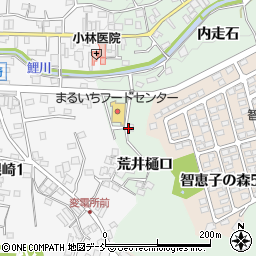 福島県二本松市油井荒井樋口周辺の地図