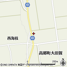 福島県喜多方市高郷町大田賀（柳清水）周辺の地図