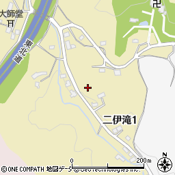 福島県二本松市二伊滝1丁目周辺の地図